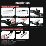 Lampka przednia Gaciron Multi Xiaoman 1000 black - 17