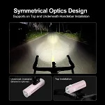 Lampka przednia Gaciron Multi Xiaoman 1000 black - 8