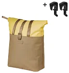Torba miejska Basil Vive - bicycle shopper MIK Hooks - 15–20L - sand/yellow - 8