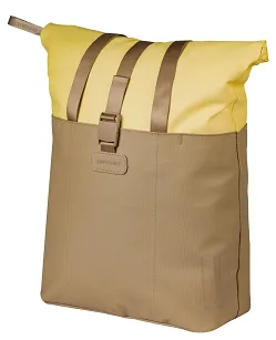 Torba miejska Basil Vive - bicycle shopper MIK Hooks - 15–20L - sand/yellow