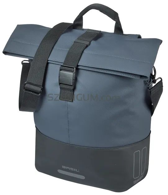 Torba miejska Basil Cove - bicycle shopper MIK Hooks - 14-16L - navy/black