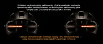 Inteligętny kask Rockbros ZK-031 black – zdalnie sterowane oświetlenie i kierunkowskazy - 12