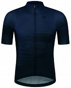 Wysokiej jakości koszulka rowerowa Rogelli GLITCH, czarno-niebieska