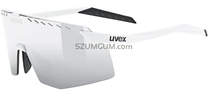Okulary Uvex Pace Stage - white matt / mirror silver