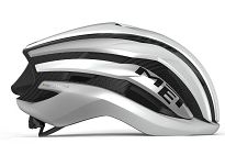 Kask szosowy MET - Trenta 3K Carbon MIPS AIR - biały White Silver Metallic - 4