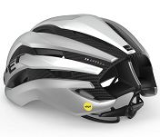 Kask szosowy MET - Trenta 3K Carbon MIPS AIR - biały White Silver Metallic - 2
