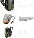 Plecak rowerowy miejski Thule Paramount 27L zielony olivine - 10