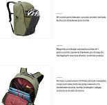 Plecak rowerowy miejski Thule Paramount 27L zielony olivine - 9