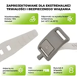 Uniwersalne paski mocujące Qunature TPU. Zestaw 2 szt. 46 cm - 6