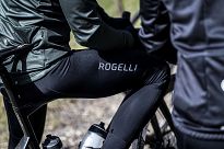 Średnio ocieplane spodnie rowerowe Rogelli ESSENTIAL z wkładką żelową i wzmocnionymi kolanami, czarne - 9
