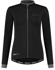 Ocieplana damska bluza rowerowa Rogelli ESSENTIAL, czarna