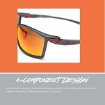 Alpina okulary LUMIN - GUN-METALL - szkło pink - 8