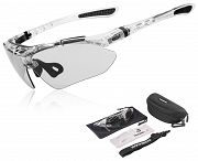 Okulary sportowe Rockbros 0089 z fotochromem - transparentne