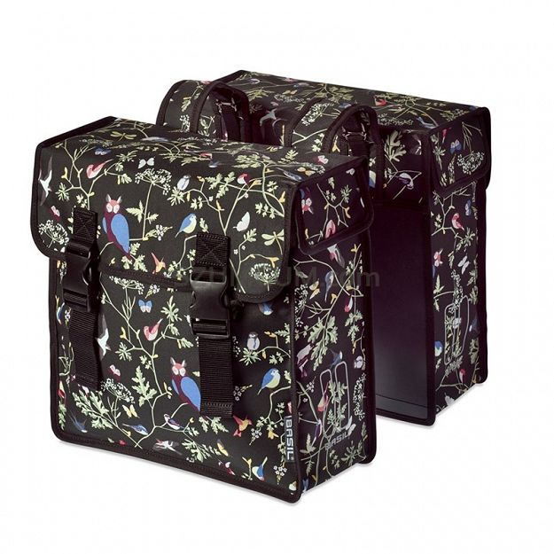 Sakwa miejska podwójna BASIL WANDERLUST DOUBLE BAG 35L, charcoal