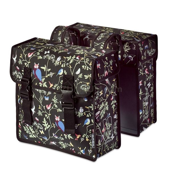 Sakwa miejska podwójna BASIL WANDERLUST DOUBLE BAG 35L, charcoal