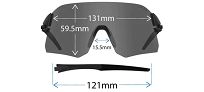 Okulary TIFOSI RAIL RACE CLARION satin vapor (2szkła Clarion Red 14,7% transmisja światła, 95,6% Clear) - 8