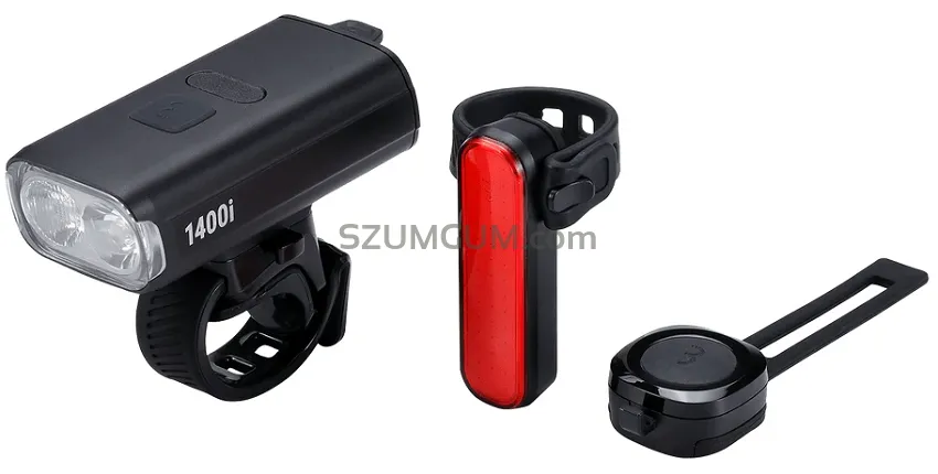 Komplet lampek BBB StrikeDuo 1400I Combo + BLS-255 Signal + pilot