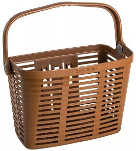 Kosz rowerowy przedni Bellelli Plaza, brązowy