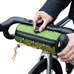 Torba rowerowa na kierownicę Rockbros Road to Sky TL002, 1,5 l, wodoodporna, zielona - 4