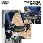 Torba rowerowa na kierownicę Rockbros Road to Sky TL002, 1,5 l, wodoodporna, zielona - 11