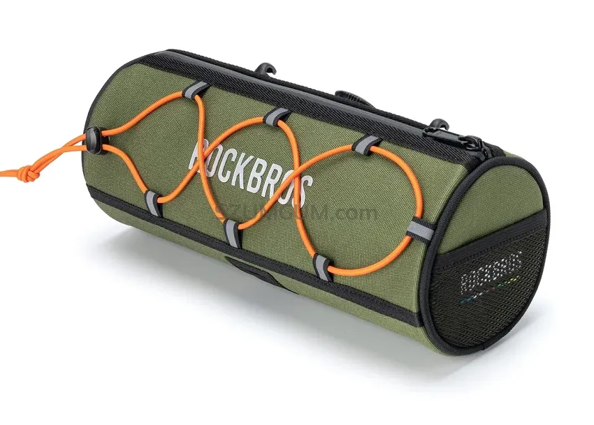 Torba rowerowa na kierownicę Rockbros Road to Sky TL002, 1,5 l, wodoodporna, zielona