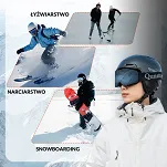 Kask narciarski/snowbordowy Qunature S-313 - black - 7