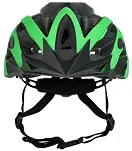 Uniwersalny kask rowerowy Prox Volt - czarno/zielony - 3