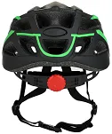 Uniwersalny kask rowerowy Prox Volt - czarno/zielony - 4