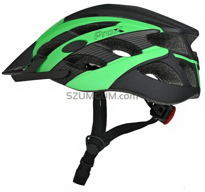 Uniwersalny kask rowerowy Prox Volt - czarno/zielony