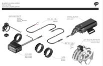Lampka rowerowa przednia Knog Blinder X 2300 + bateria 10000mAh - 3
