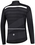Luźna bluza rowerowa Rogelli STRIPE, czarno-szaro-biała - 2