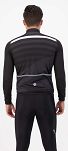 Luźna bluza rowerowa Rogelli STRIPE, czarno-szaro-biała - 5