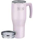 Duży termokubek Thermos Refreshing 1,1 L - z uchwytem i słomką - matowo lawendowy - 3