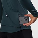 Bluza / koszulka rowerowa z długim rękawem Rogelli ESSENTIAL DWR II  - ciemno niebieska - 7