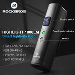 Lampka rowerowa Rockbros V9M-1000 1000lm - 4