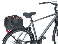 Torba na bagażnik - Basil Miles Tarpaulin - trunkbag 7L - black/orange - 2