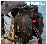 Torba na bagażnik - Basil Miles Tarpaulin - trunkbag 7L - black/orange - 8