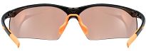 Okulary sportowe UVEX Sportstyle 223 - black matt / litemirror orange - 3