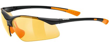 Okulary sportowe UVEX Sportstyle 223 - black matt / litemirror orange