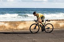 Spodenki rowerowe Rogelli ULTRARACING 2.0 (Ultracing) z wkładką żelową, khaki - 8