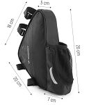 Torba rowerowa pod ramę 1,5l - Wozinsky WBB23BK - 11
