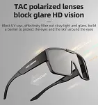 Rockbros SP348 - uniwersalne optyczne okulary z polaryzacją - black - 8