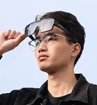 Rockbros SP348 - uniwersalne optyczne okulary z polaryzacją - black - 10