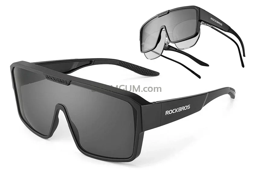 Rockbros SP348 - uniwersalne optyczne okulary z polaryzacją - black