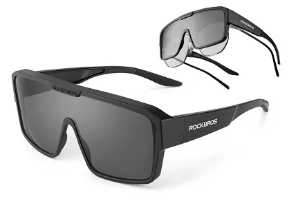 Rockbros SP348 - uniwersalne optyczne okulary z polaryzacją - black