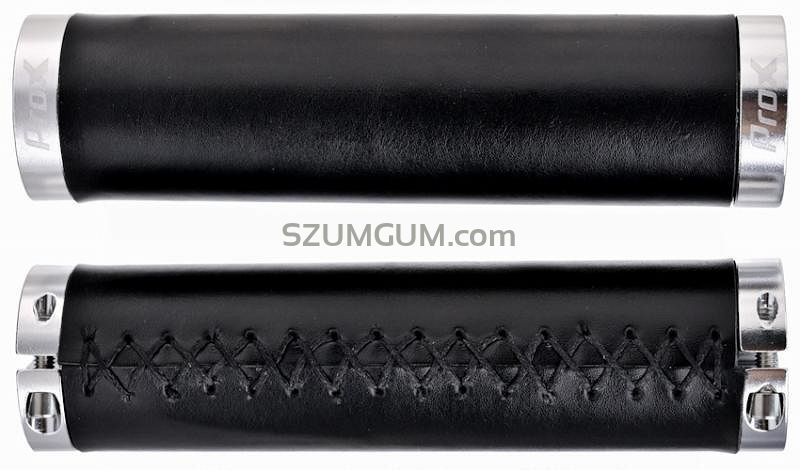 Chwyty Prox GP-91B czarne 130mm Skóra Eco, skręcane