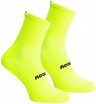 Skarpetki coolmax Rogelli ESSENTIAL 2-pack, odblaskowe żółte - 2