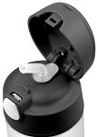 Termos dziecięcy ze słomką Thermos FUNtainer 470ml - czarny - 2