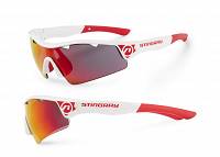     Sportowe okulary przeciwsłoneczne Accent Stingray, Biało-czerwone