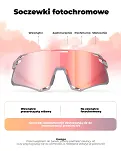 Okulary Rockbros SP318 fotochromowe - black yellow - 2